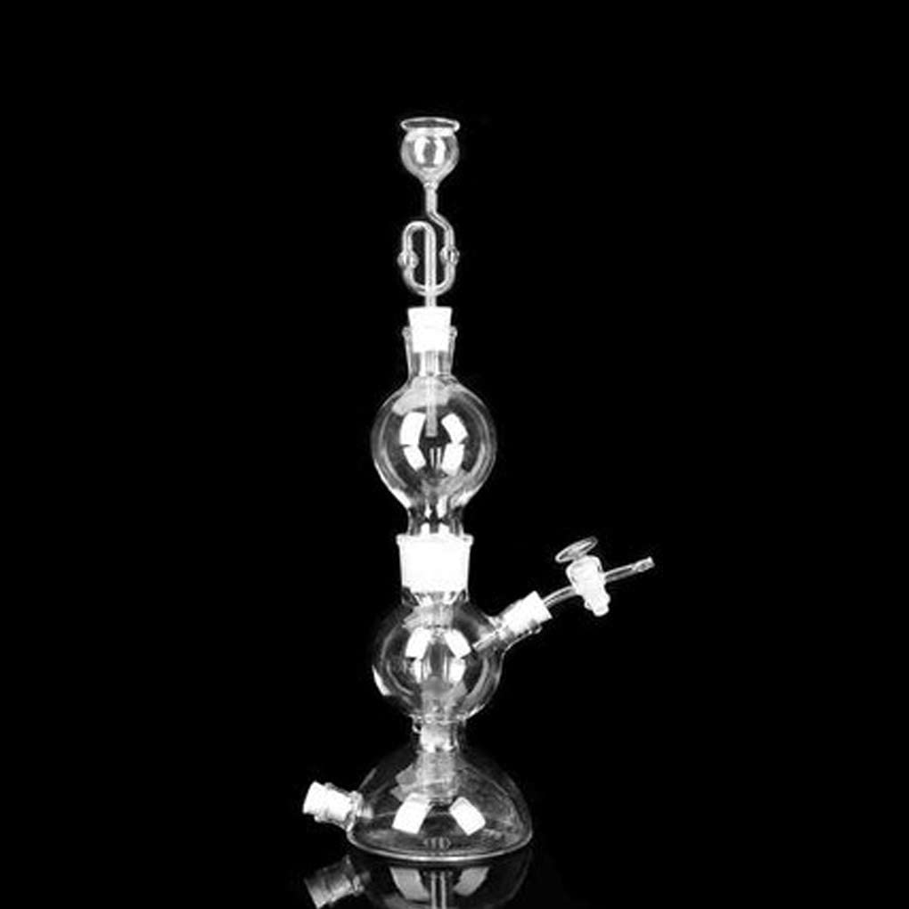 125ml/250ml Kipp Wasserstoff-Gasgenerator Kipp's Apparate Labor Glas Glaswaren Kit