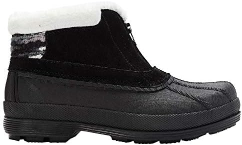 Propét Women's Lumi Ankle Zip Snow Boot, Black, 6.5 X-Wide | Image 3