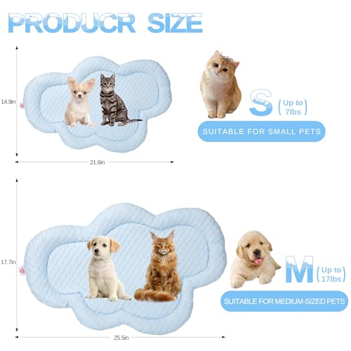 Almofada lavável para cama de cachorro, tapete de cama de cachorro médio, antiderrapante, cobertores