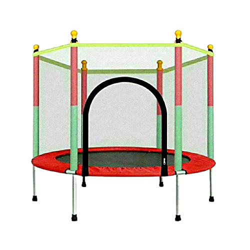 Cxp Boutiques Trampolín Trampolín Barandilla Inicio Niños Cama elástica Cama elástica niños, Juego Completo Incluir y la Cubierta del Borde del trampolín (Color : A)
