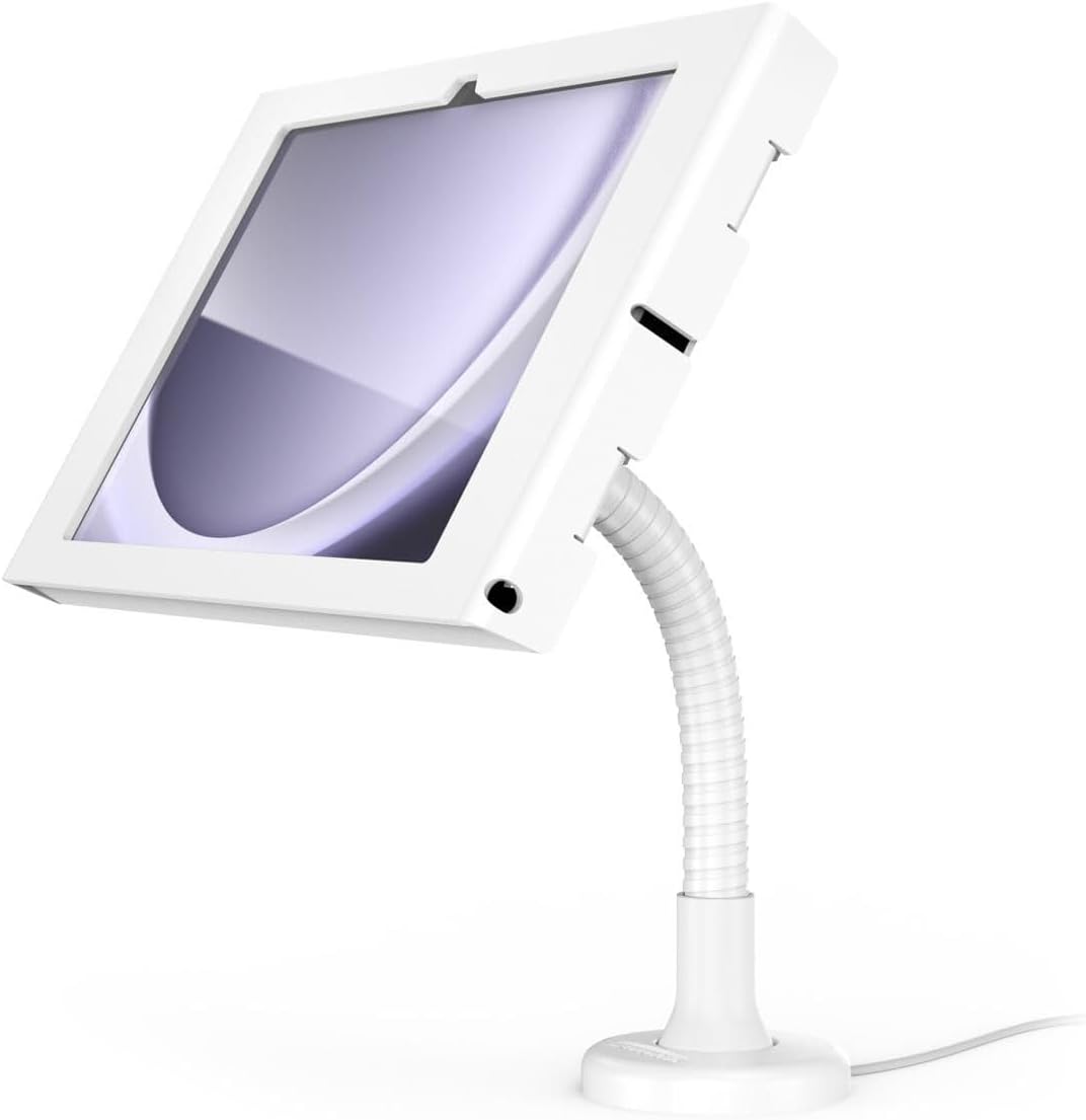 Compulocks Galaxy Tab A9+ Apex Enclosure Flex Arm Mount - White, W129144486 (Flex Arm Mount - White)