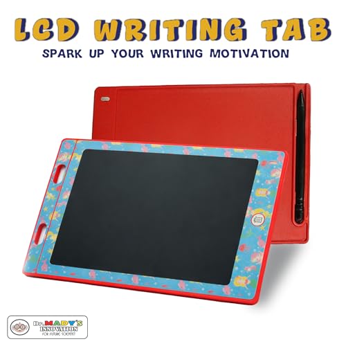 Image of Dr. MADY'S LCD Writing Tablet 8.5-Inch (3-Color Screen) | Reusable Drawing & Writing Pad for Kids | Reusable Digital Slate Drawing Tab |Erasable Writing Board for Kids Aged 3-10-12