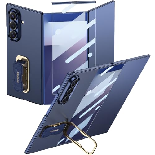 Coque Samsung Galaxy Z Trifold bleu avec dragonne et support