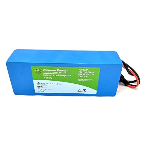 Bioenno Power 12V, 12Ah LFP LiFePO4 Lithium Iron Phosphate Battery (PVC, BLF-1212A) Cover