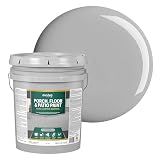 EVOLVE Porch & Floor Paint (Light Gray) 5-Gallon – Durable, Scratch-Resistant, Multi-Surface Interior & Exterior Floor Coating, Low VOC, Fade & Weather Resistant