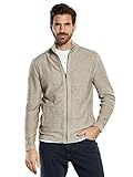 engbers lederjacke  engbers Herren Strickjacke strukturiert, 34288, Beige in Größe XXL