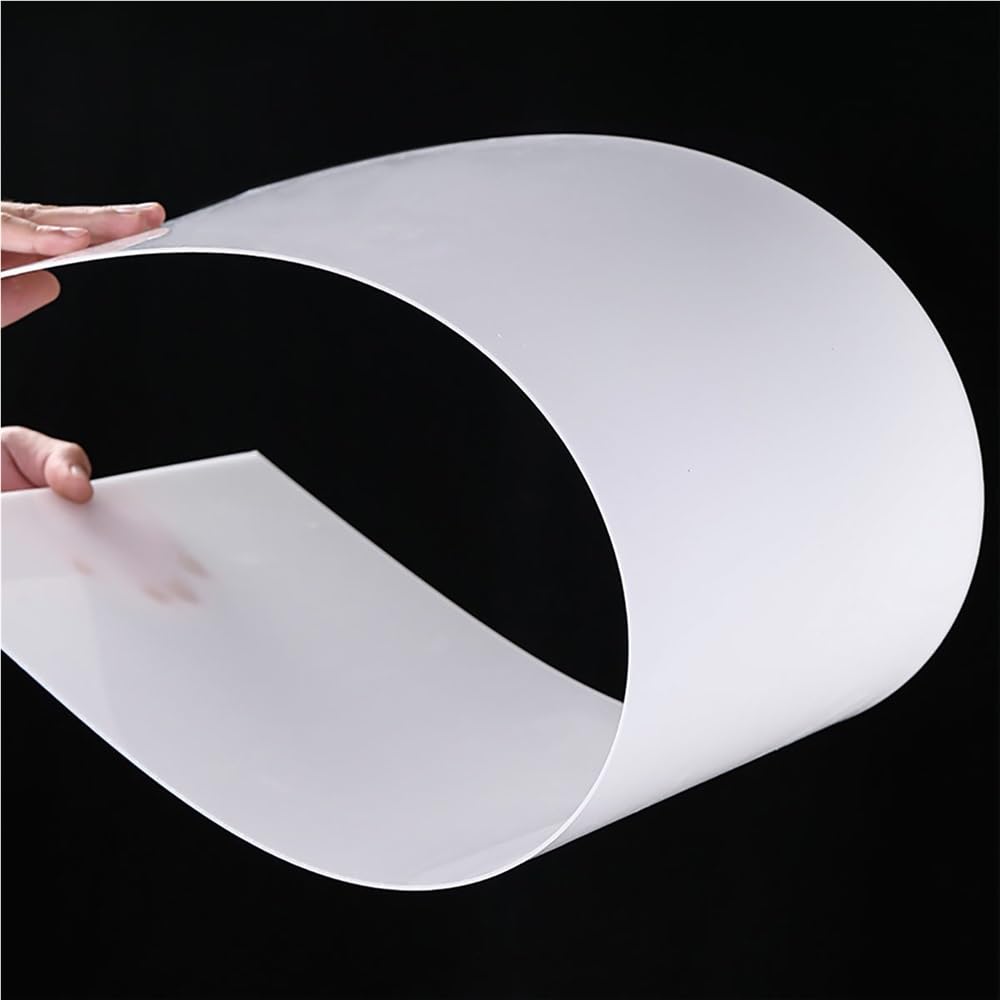2 szt. Biała płyta polipropylenowa 100x100mm/200x200mm - wszechstronne arkusze z tworzywa sztucznego PP do projektów DIY(5x100x100mm)