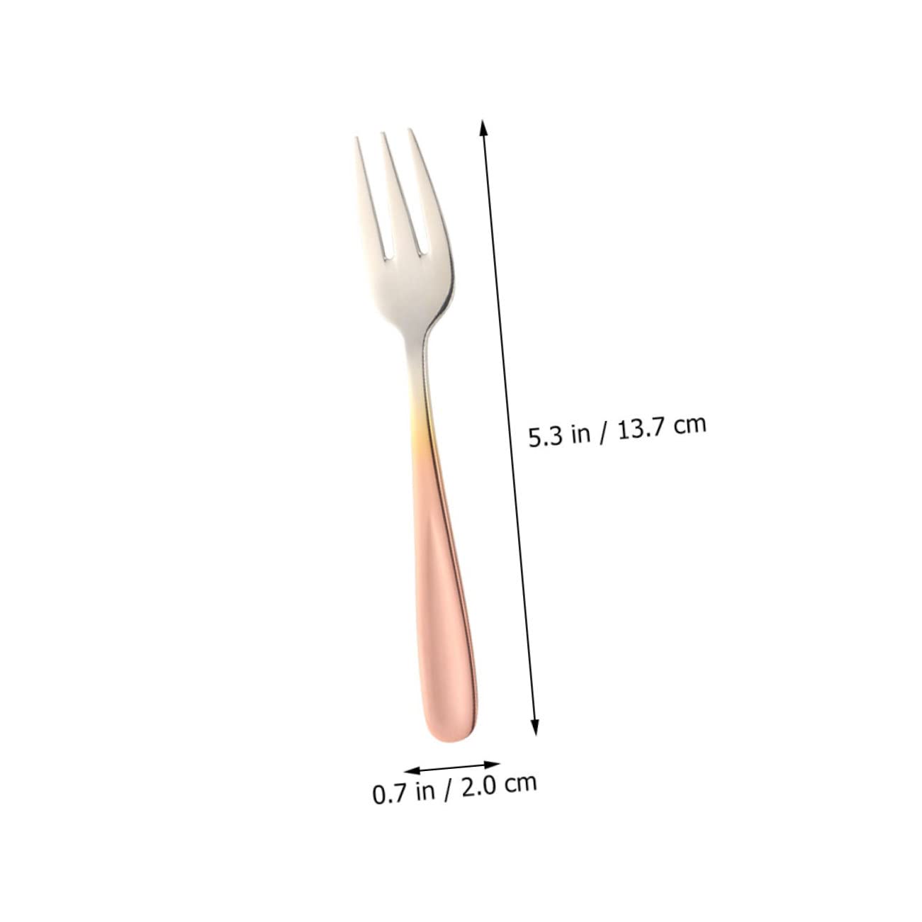 GRIRIW Small Dessert Forks Set Reusable Stainless Steel Forks for Appetizers Cake Tasting for Home Party Restaurant