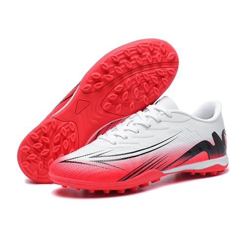 Image of Soccer Cleats for Mens Womens High Tops Lace Up Unisex Football Shoes Indoor Turf Soccer Shoes AG FG TF for Beginners to Advanced Players