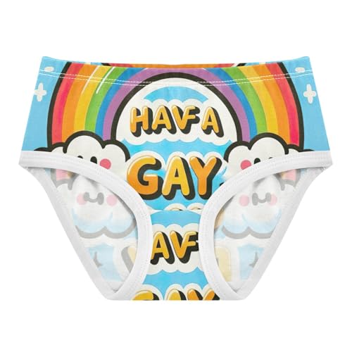 Lgbt Rainbow Have A Gay Day Toddler Underwear Girls, Girls Underwear Cotton, 2T–8 Years - Main Image