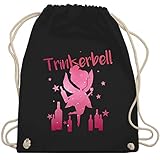 Junggesellenabschied Kostüm Frauen: Witziger Trinkerbell Aufdruck, auch perfekt als Gruppenkostüm zu Karneval, Fasching und Festivals