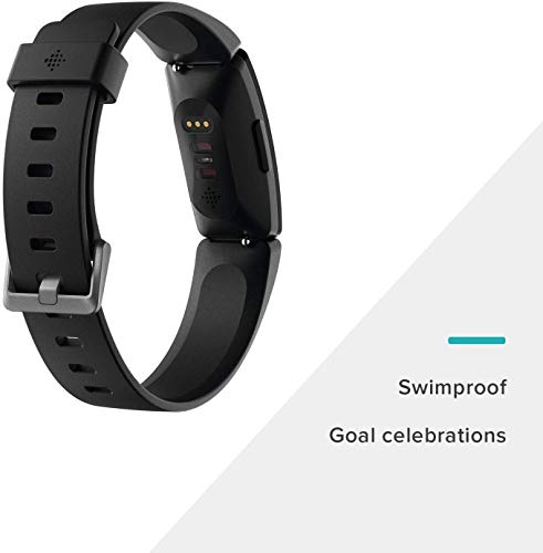 Fitbit Inspire Hr Heart Rate & Fitness Tracker, One Size - S & L Bands Included (International Version) #TOP3