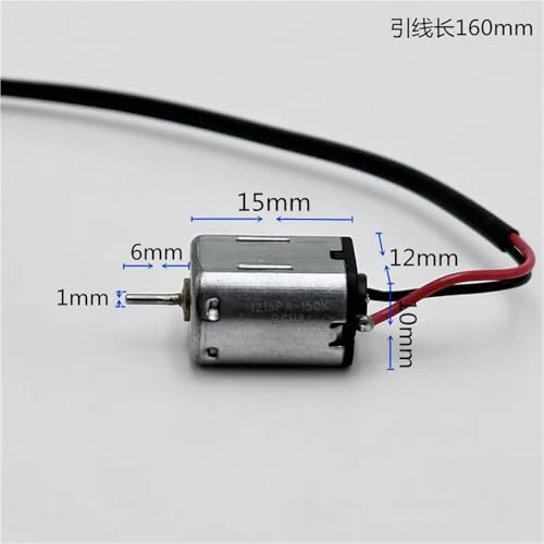 Moteur N20 DC 6V 23000 tr/min miniature pour projets électriques de précision