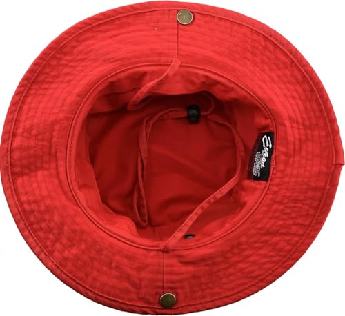 Image of KBETHOS Unisex Washed Cotton Bucket Hat Summer Outdoor Cap