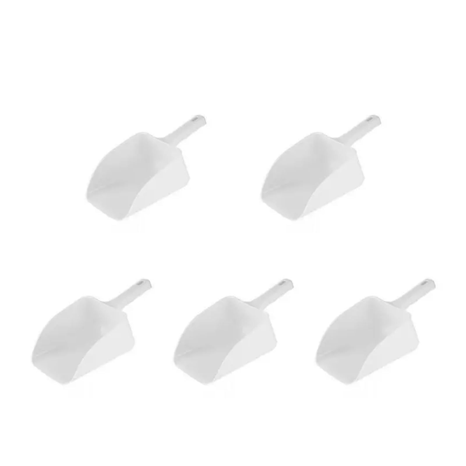 1/5 piezas de máquina hielo plástico espesada for té con leche, pala especial for, for alimentos y arroz Pala de Hielo de Plástico(Medium 5pcs)