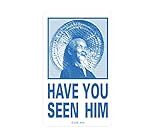 Powell Peralta Animal Chin Have You SEEN HIM Skateboard Sticker Blue