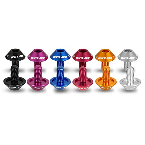 Parafusos, Andoer Parafusos de gaiola de garrafa de bicicleta GUB 1 par M5x12mm Parafuso de suporte