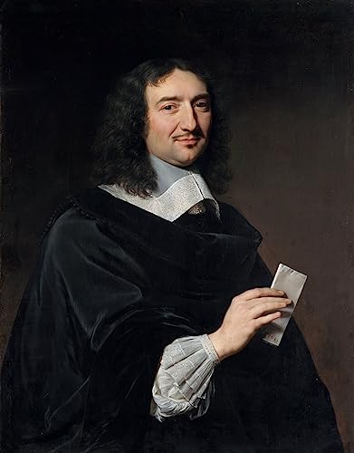 Affiche toile Jean Baptiste Colbert portrait Philippe De Champaigne déco murale 60x90