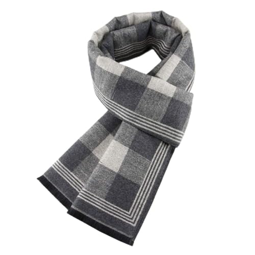 Écharpe homme automne hiver chaude treillis décoration entreprise chic