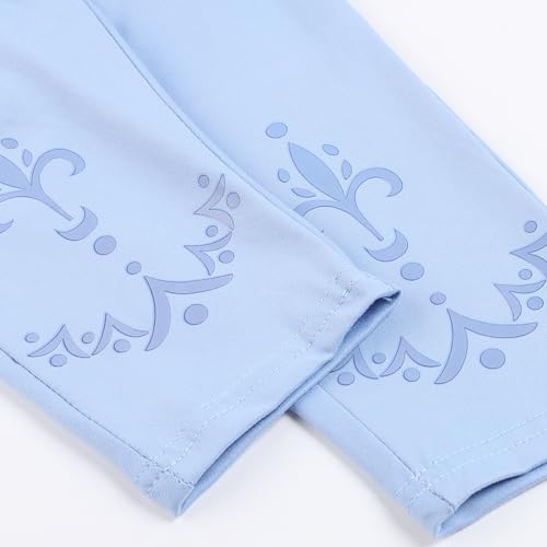 LX7 Toddler Girls Baby Footless Leggings Capri Pants with Ruffle Tutu Skirt Culotte Girls Bottoms Dress2