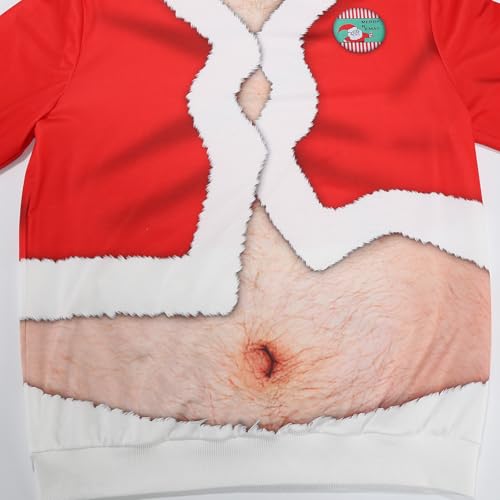 Santa Belly Costume Sweatshirt, alternative view 4
