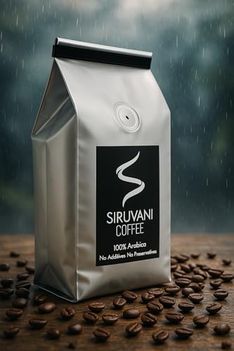 Image of Siruvani Roasted Coffee Beans- 250 Gram | Premium 100% Arabica | Medium Roast