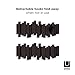 Umbra Sticks Wall-Mounted Coat Rack Rail Hook with 5 Retractable Pegs – Modern, Space-Saving Storage Organizer, Espresso