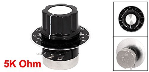 RV24YN 20S B502 Potenziometro rotativo 5K Ohm con RV24YN 20S B502 Potenziometro rotativo 5K Ohm con