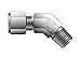 Parker Instrumentation Tube Fitting - 45? Elbow NPT Male 45? Elbow for use with Inch Tubing