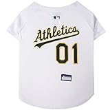 Oakland Athletics Dog Jersey XSmall