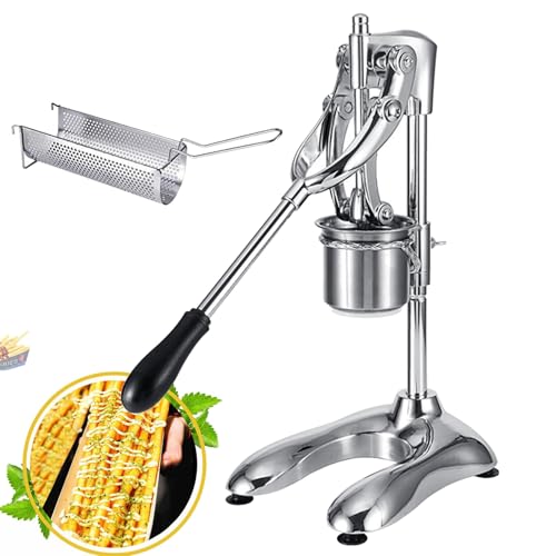 Presse-frites manuel pour pommes de terre avec pièces amovibles pour un nettoyage facile, parfait pour une utilisation à la maison et la cuisine