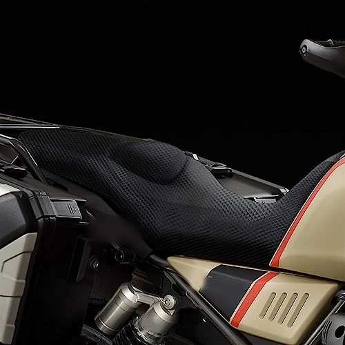 Housse de protection siege moto Guzzi V85TT coussin nylon nid d'abeille