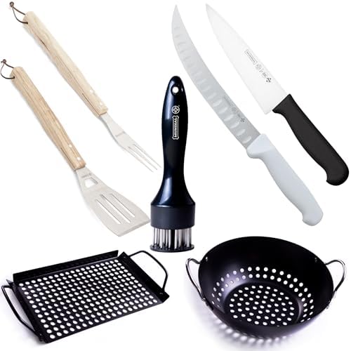 Kit Conjunto Utensílios para Churrasco Hercules 7 C/Peças