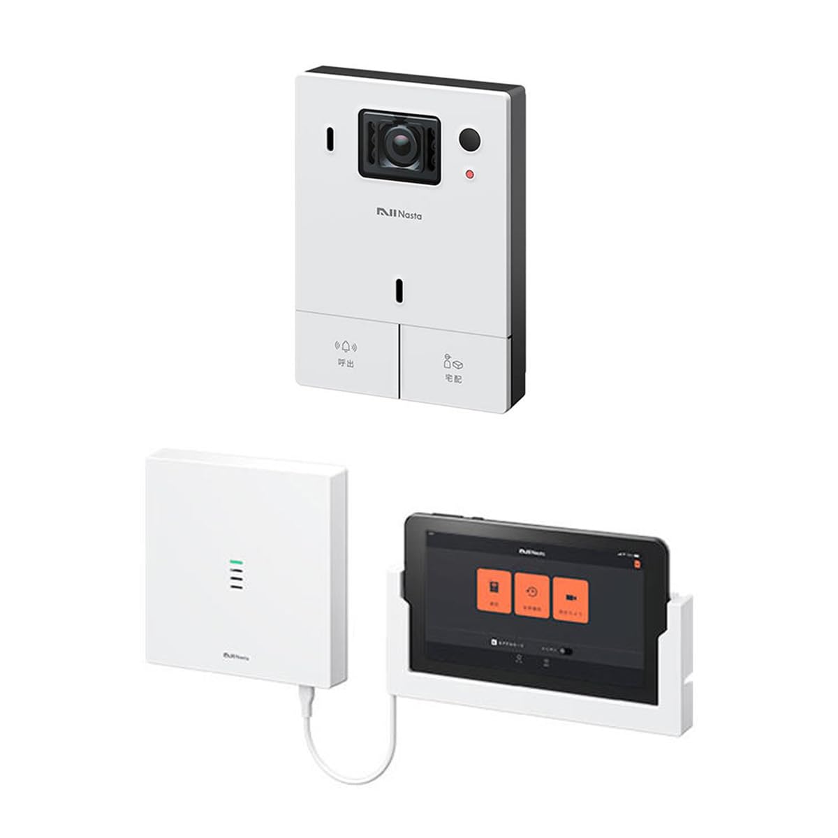 Amazon.co.jp: 「ナスタ インターホン 【タブレットセット-ホワイト