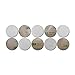 GoToTags Blank White On-Metal NFC Sticker - NTAG213 - Circle - 30 mm - 10 Pack