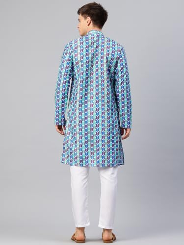 Image of Luxrio Kurta Set for Men Cotton Blend Kurta with Pyjama Set Ethnic Set