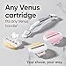 Gillette Venus ComfortGlide White Tea 4 count, with Gillette Venus ComfortGlide plus Olay 2 count, Women's Razor Blade Refills