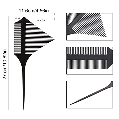 2 Pezzi Pettine per Punte da Parrucchiere Pettine