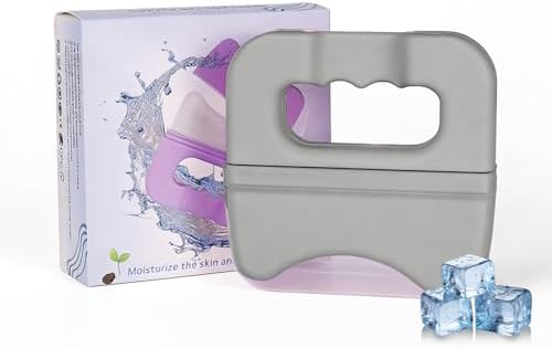 Extra-Large Silicone Ice Roller for Face and Body – Handheld Mass...