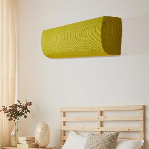 壁掛けエアコンカバー 室内機 屋内用 防塵 伸縮性 無地 防塵 防湿 洗える 取り付け簡単 再利用可能 88cm-95cm