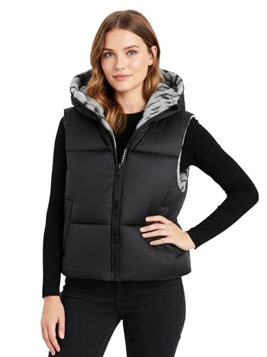 solomate Reversible Womens Winter Cropped Puffer Vest...