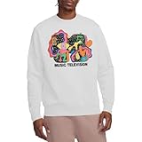 MTV - Expression Sweatshirt für Herren/Damen Unisex (L) (Weiß)