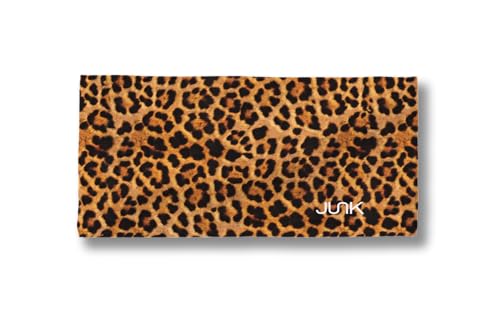 Image of JUNK Brands Big Bang Lite Animal Print Headband - Moisture-Wicking, Performance Fabric, Non-Slip, Sports Sweatband for Men & Women