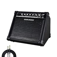 【Equipped with two speakers】30-Watt Drum Amplifier that with TWO Speakers(LF:8-inch woofer, HF:2.0inch tweeter, Impedance: 4 ohms ) provides rich tone with intuitive controls. 【Multipurpose amplifier】Use for Electric Drum practice, keybord practice, ...