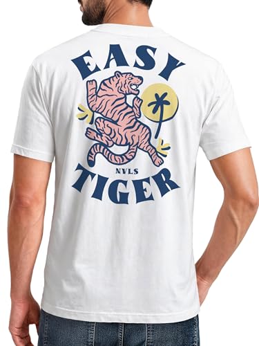 T-shirt homme tigre streetwear Neverless idéal pour vos sorties urbaines