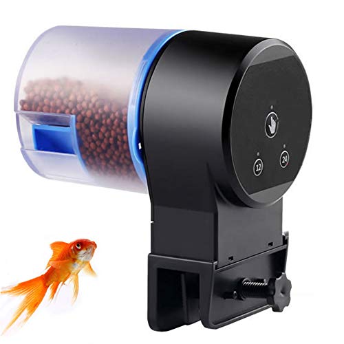 XYWBTCXK Futterautomat Aquarium Goldfish Smart-Timing-Auto-Fisch-Zufuhr Timer Lebensmittel Feeding12 / 24 h Timer Feeding