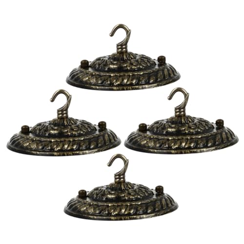 Plaques de lustre vintage et cache-piton rétro pour décoration de plafond