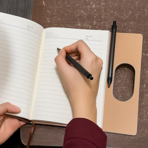 Image of A5 Journal Notebook Diary for Men Women | Office Journal Diary Notebook with Handle (200 Ruled Pages, 6 x 8.5 Inches, 80 GSM) (Handle Diary)