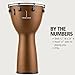 Djembe Hand Drum Circle Instrument with Piezo Pickup, Alpine Series — NOT MADE IN CHINA — Easy Tune Synthetic Head and Shell, 2-YEAR WARRANTY
