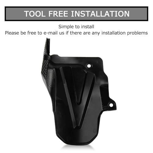 Kotflügel Hinten Schutzblech Spritzschutz für ADV 350 2022 2023 2024 2025,PSLER Kotflügel Spritzschutz Motorradzubehör(Kohlefaser)